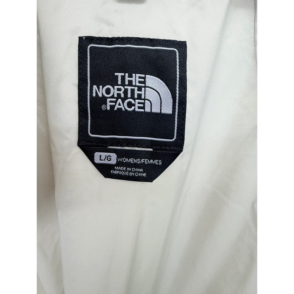 The North Face HyVent Jacket Womens S White Good Waterproof Hooded Rain Coat - Picture 11 of 16